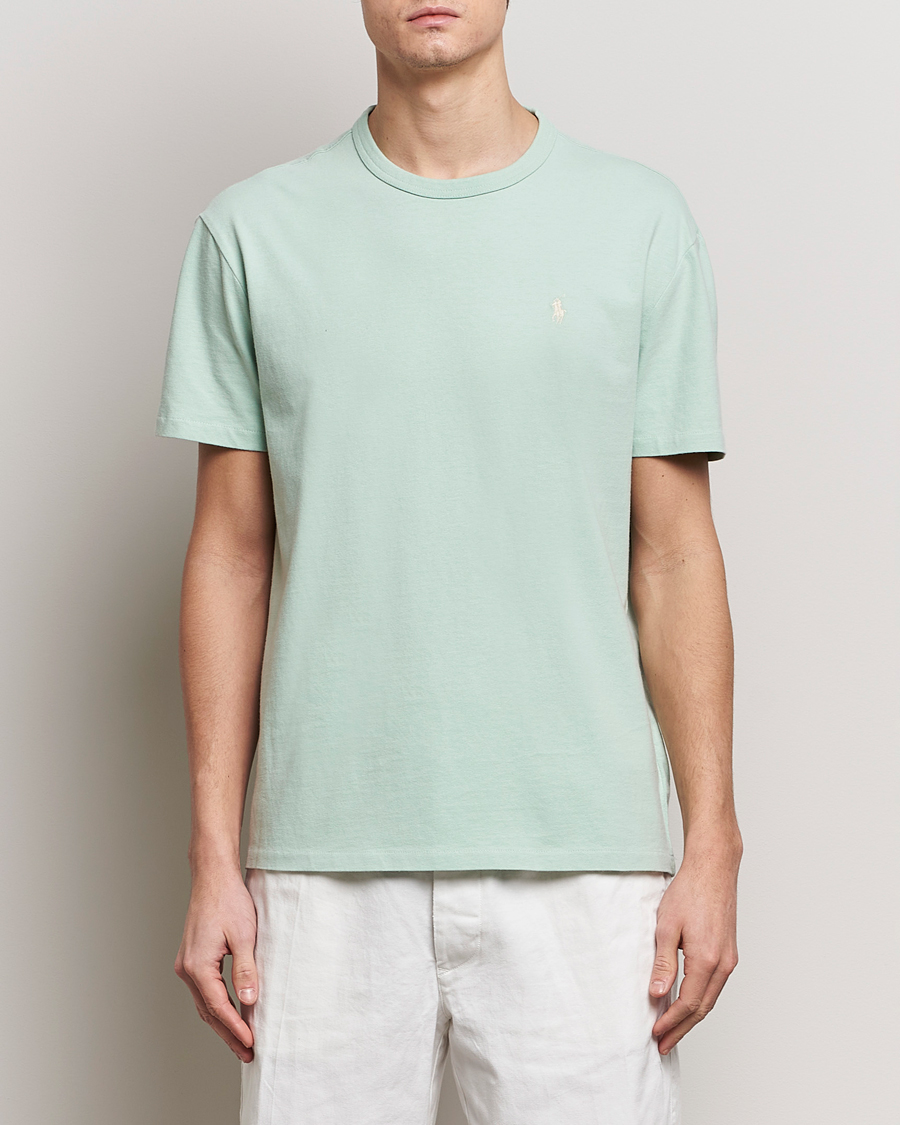 Homme | T-shirts À Manches Courtes | Polo Ralph Lauren | Loopback Crew Neck T-Shirt Celadon