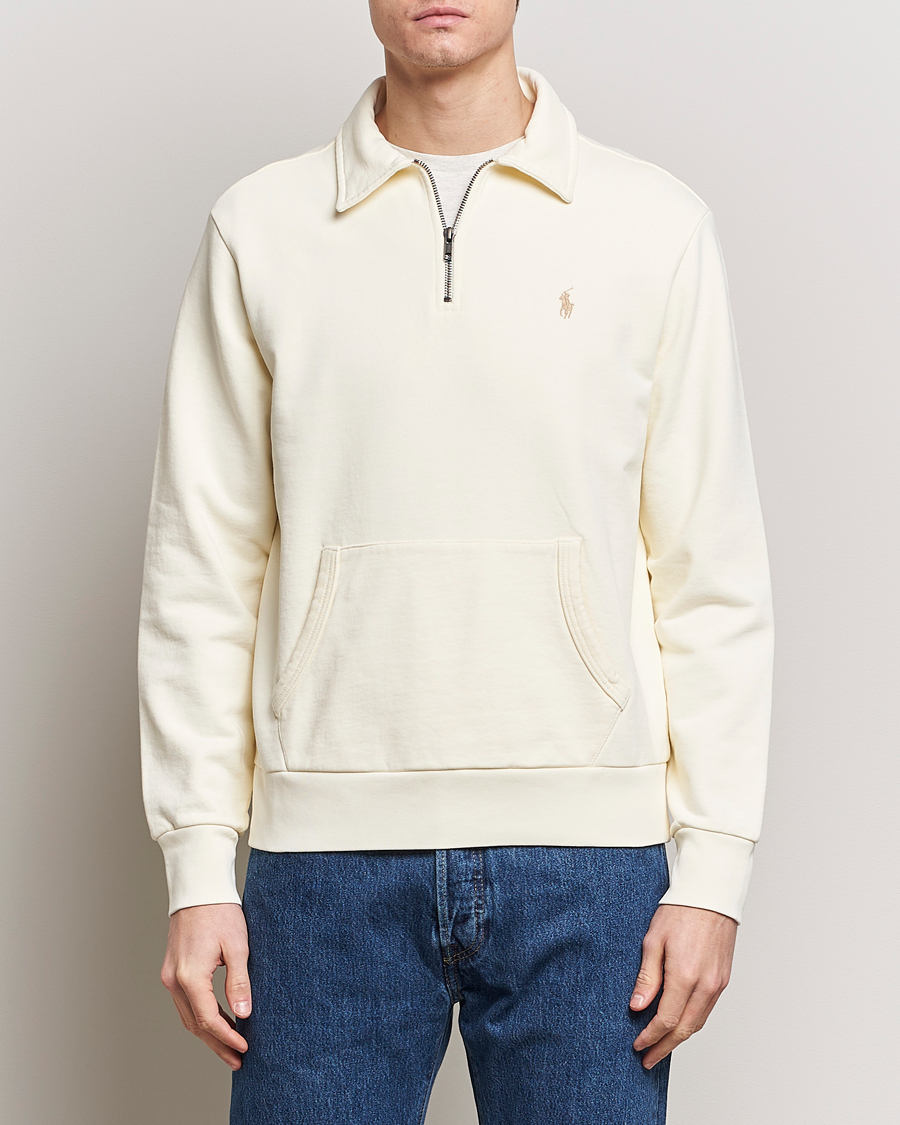 Homme | Sweat-Shirts | Polo Ralph Lauren | Loopback Terry Hybrid Sweatshirt Clubhouse Cream
