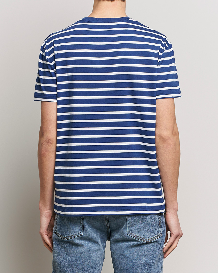 Homme | T-shirts | Polo Ralph Lauren | Crew Neck Striped T-Shirt Beach Royal/White