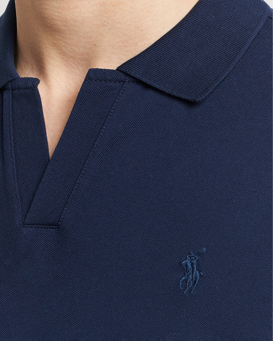 Homme | Polos | Polo Ralph Lauren | Classic Fit Open Collar Stretch Polo Refined Navy