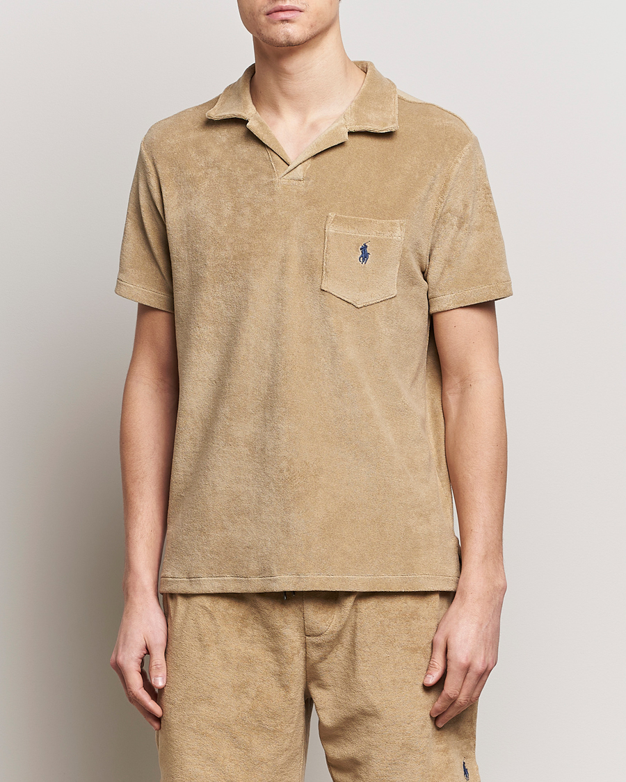 Homme | Polos | Polo Ralph Lauren | Cotton Terry Polo Coastal Beige