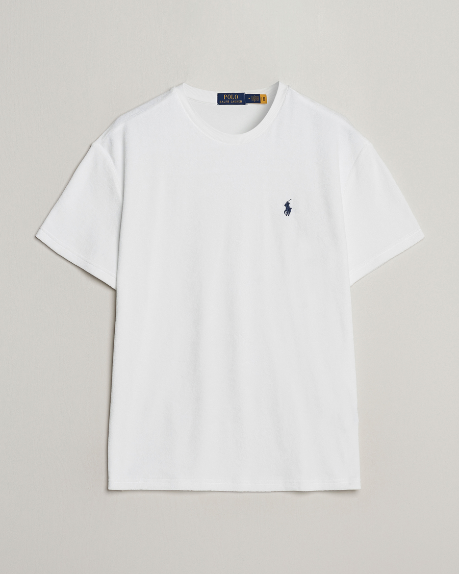 Homme | T-shirts | Polo Ralph Lauren | Terry Cotton T-Shirt White