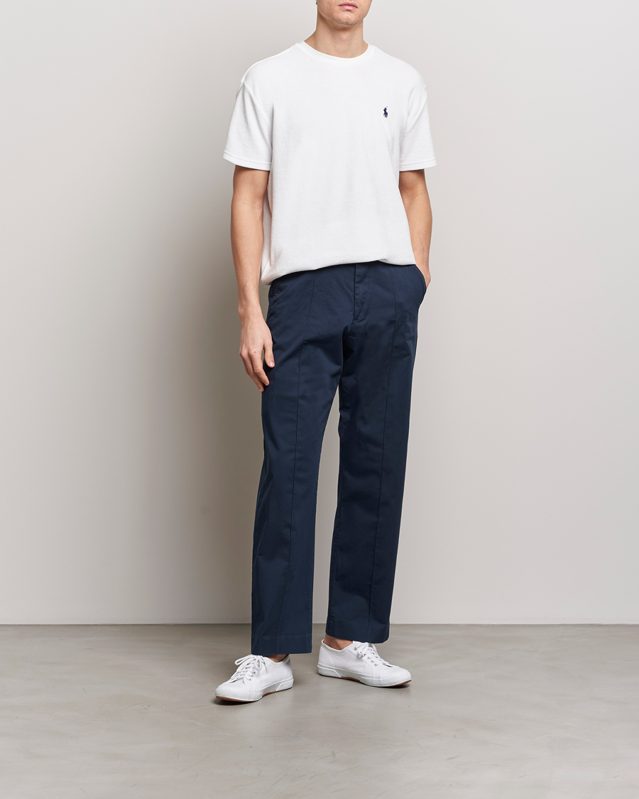 Homme | T-shirts | Polo Ralph Lauren | Terry Cotton T-Shirt White