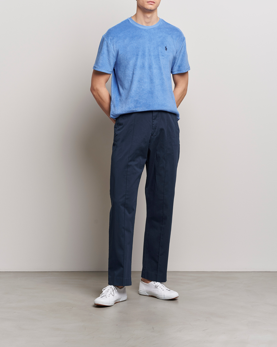 Homme | T-shirts | Polo Ralph Lauren | Terry Cotton T-Shirt Harbor Island Blue