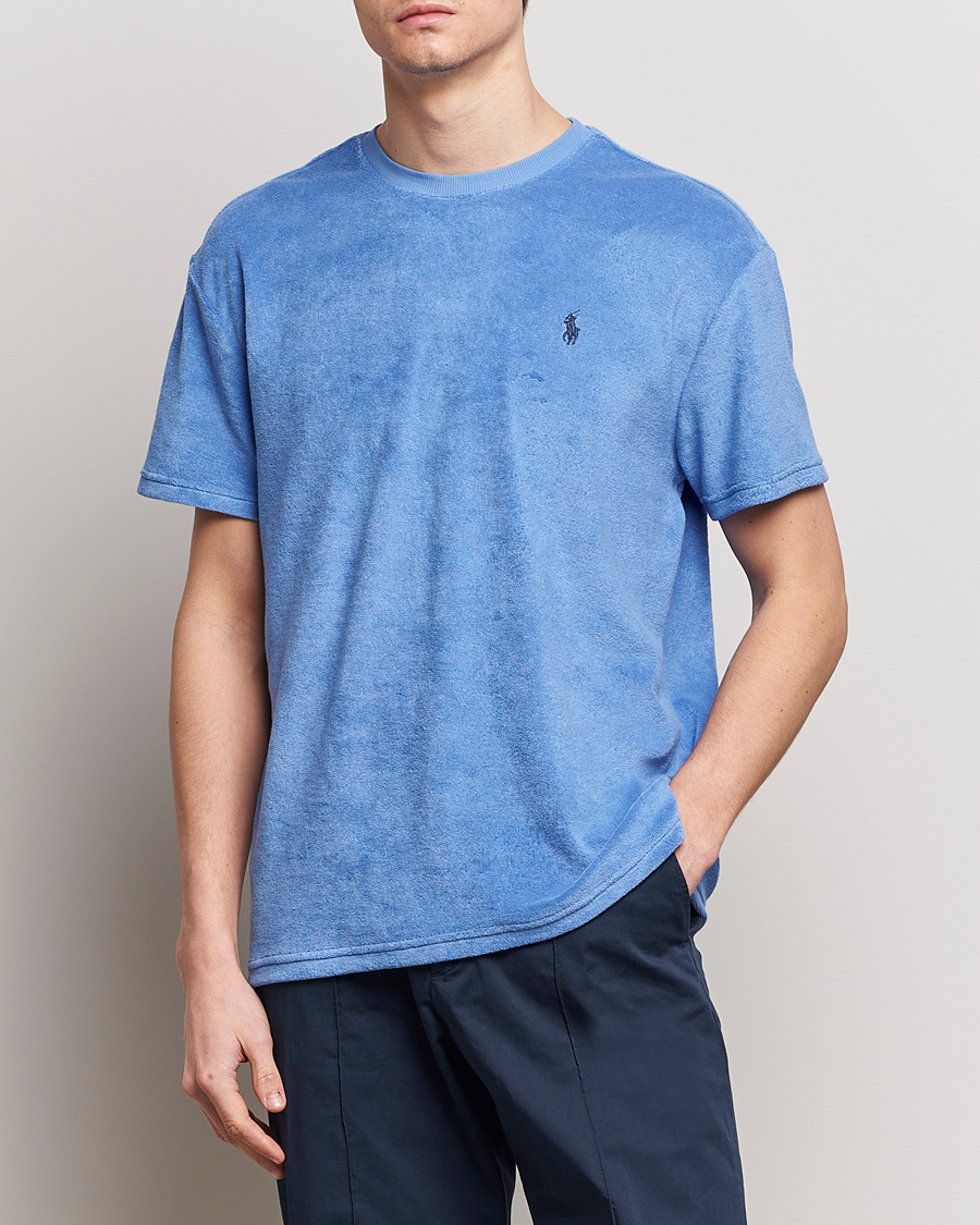 Homme |  | Polo Ralph Lauren | Terry Cotton T-Shirt Harbor Island Blue