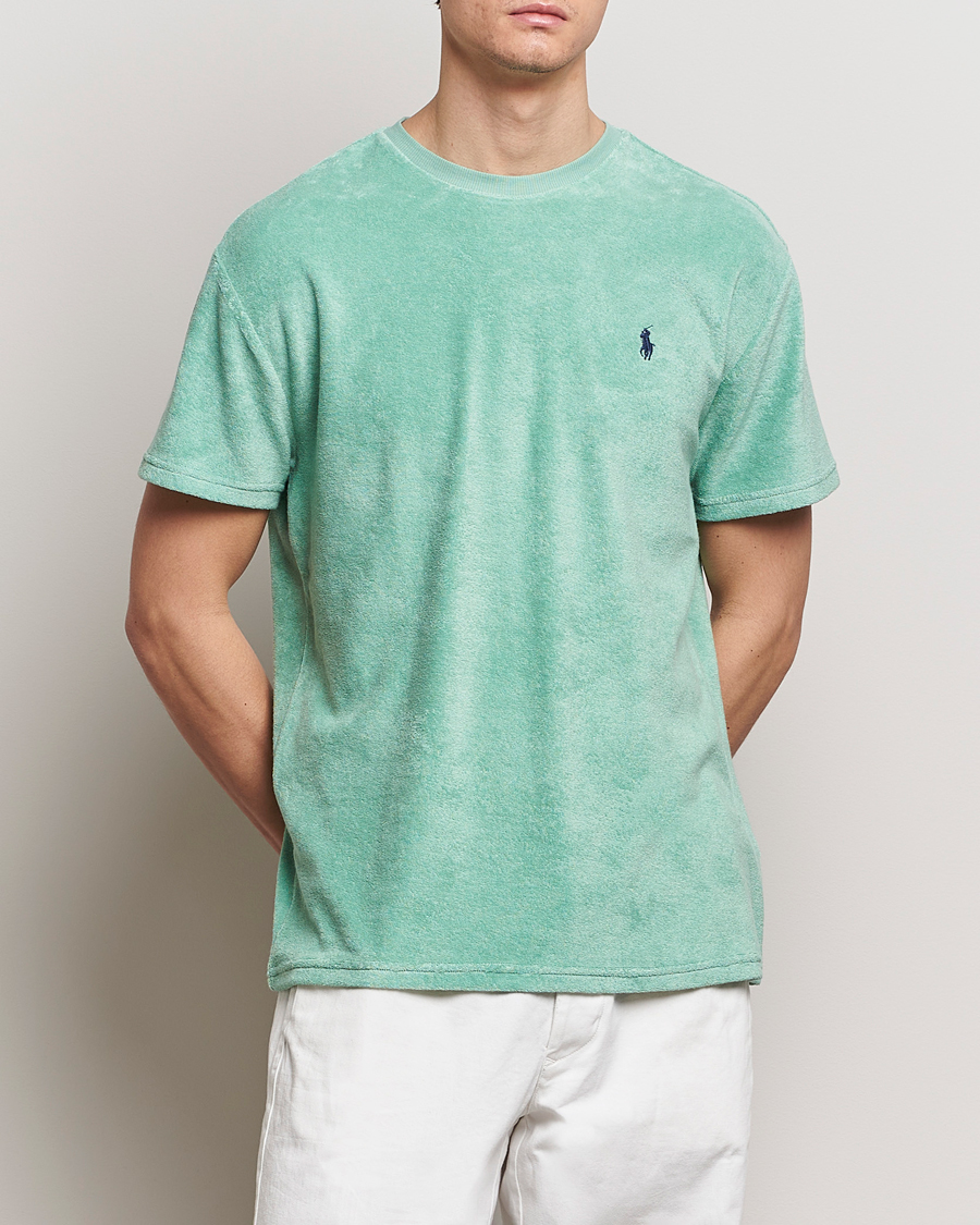 Homme | T-shirts | Polo Ralph Lauren | Terry Cotton T-Shirt Celadon