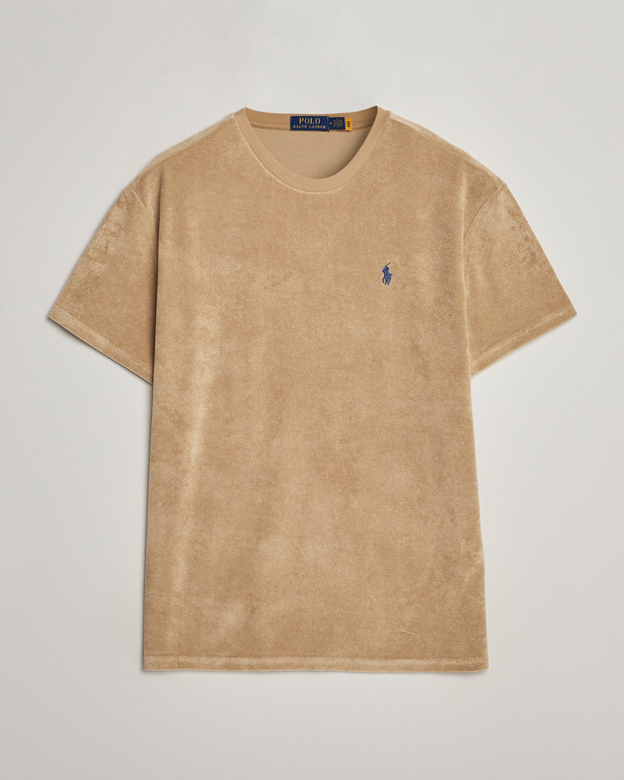 Homme | T-shirts | Polo Ralph Lauren | Terry Cotton T-Shirt Coastal Beige
