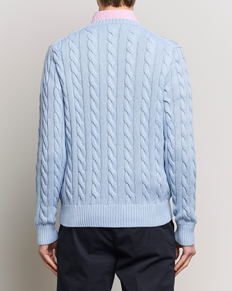 Homme | Pulls Et Tricots | Polo Ralph Lauren | Cotton Cable Pullover Blue Hyacinth