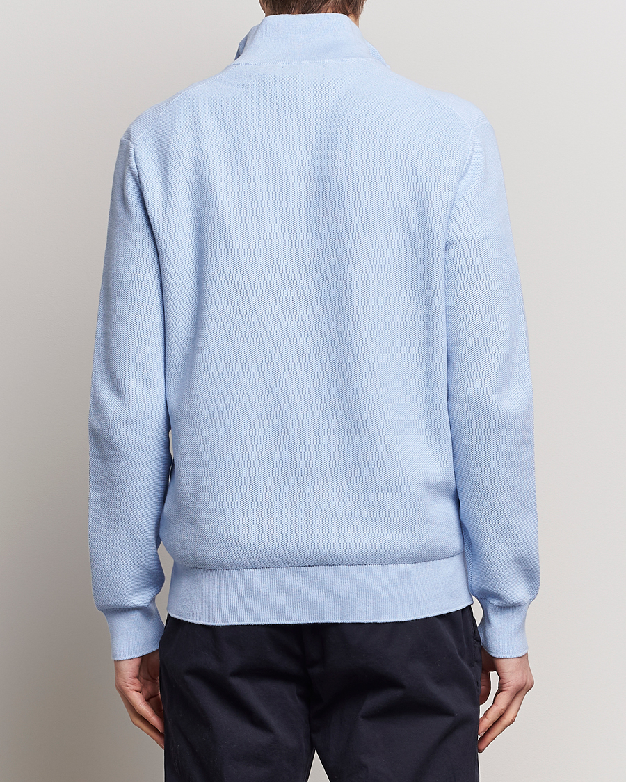 Homme | Pulls Et Tricots | Polo Ralph Lauren | Textured Half-Zip Blue Hyacinth