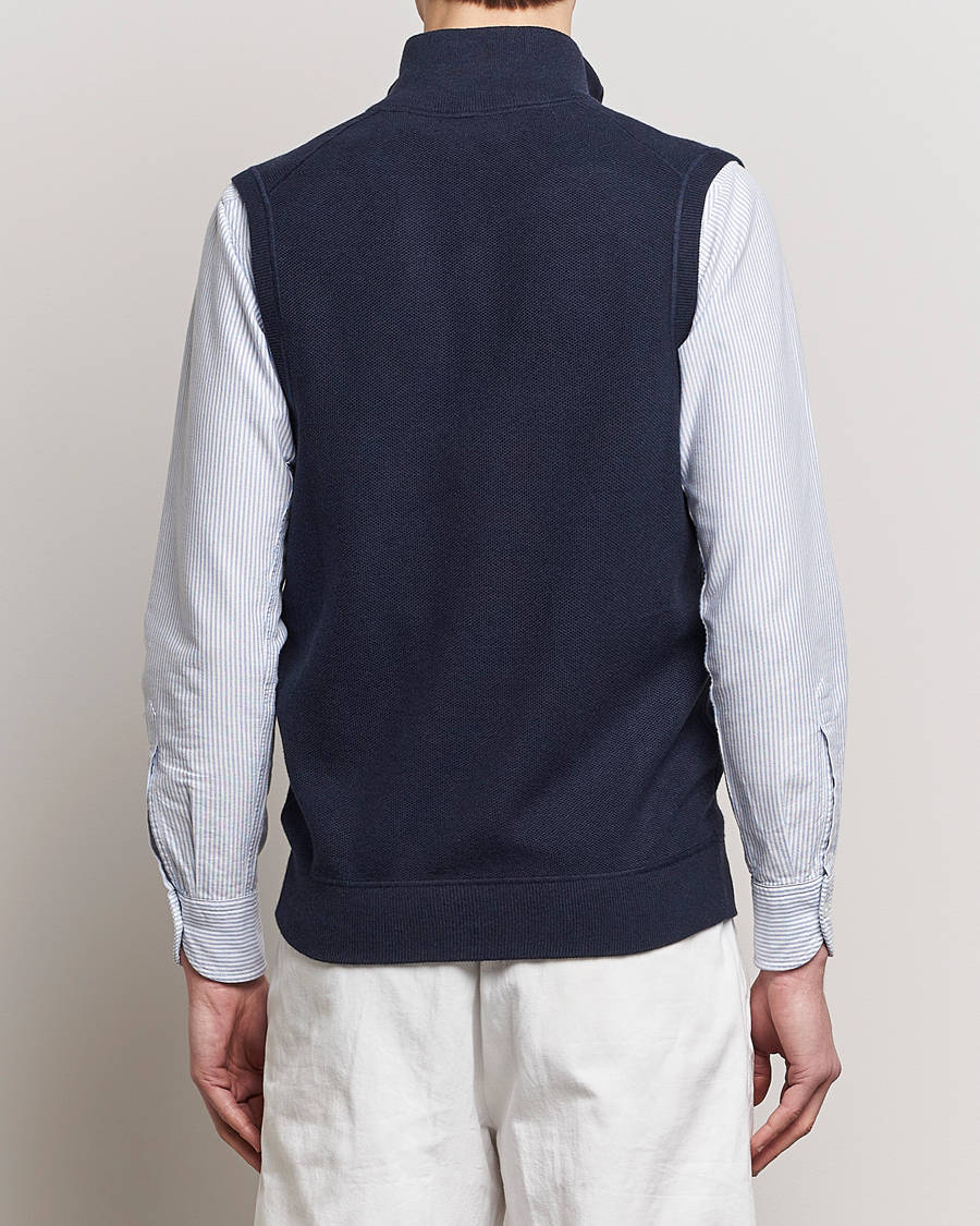 Homme | Pulls Et Tricots | Polo Ralph Lauren | Cotton Full-Zip Vest Navy Heather