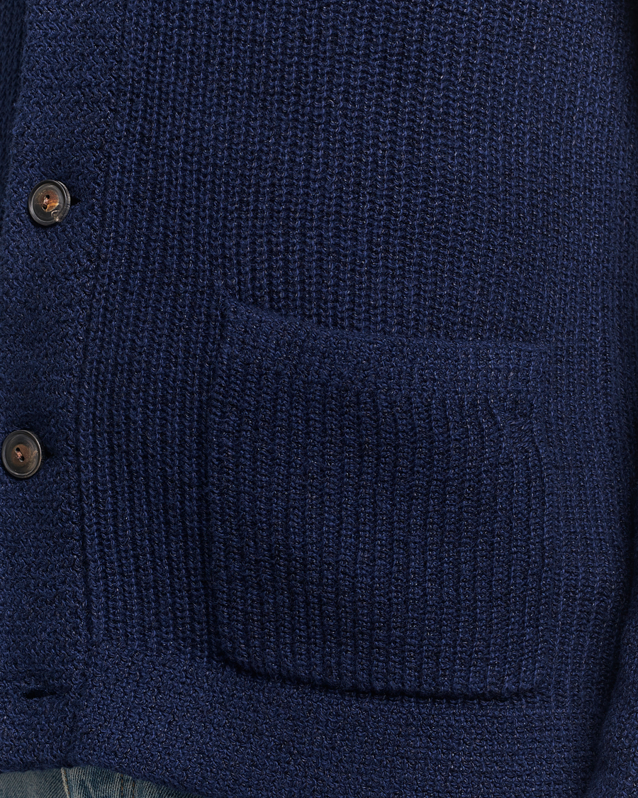 Homme | Pulls Et Tricots | Polo Ralph Lauren | Cotton/Linen Shawl Collar Cardigan Bright Navy