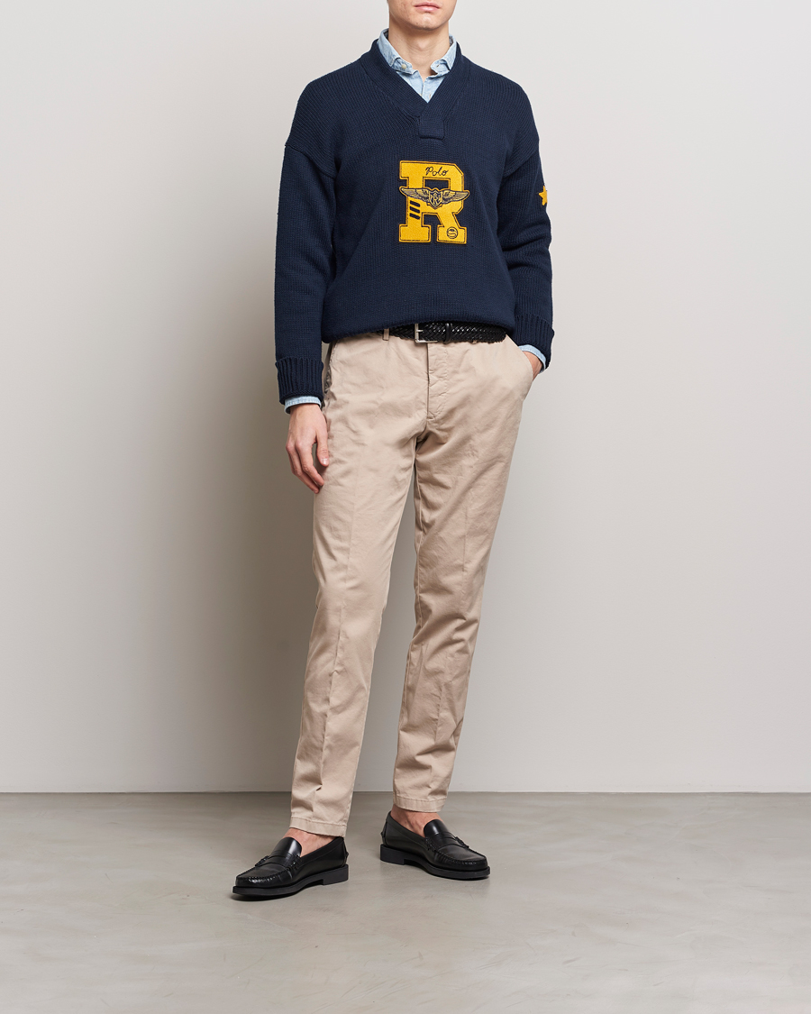 Homme | Pulls Et Tricots | Polo Ralph Lauren | Shawl Collar Sweater Aviator Navy