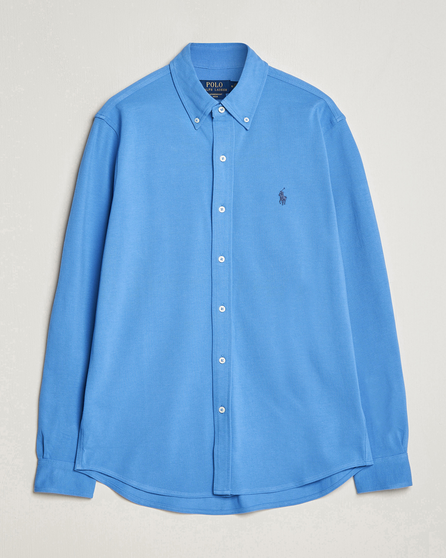 Homme | Chemises | Polo Ralph Lauren | Featherweight Mesh Shirt New England Blue