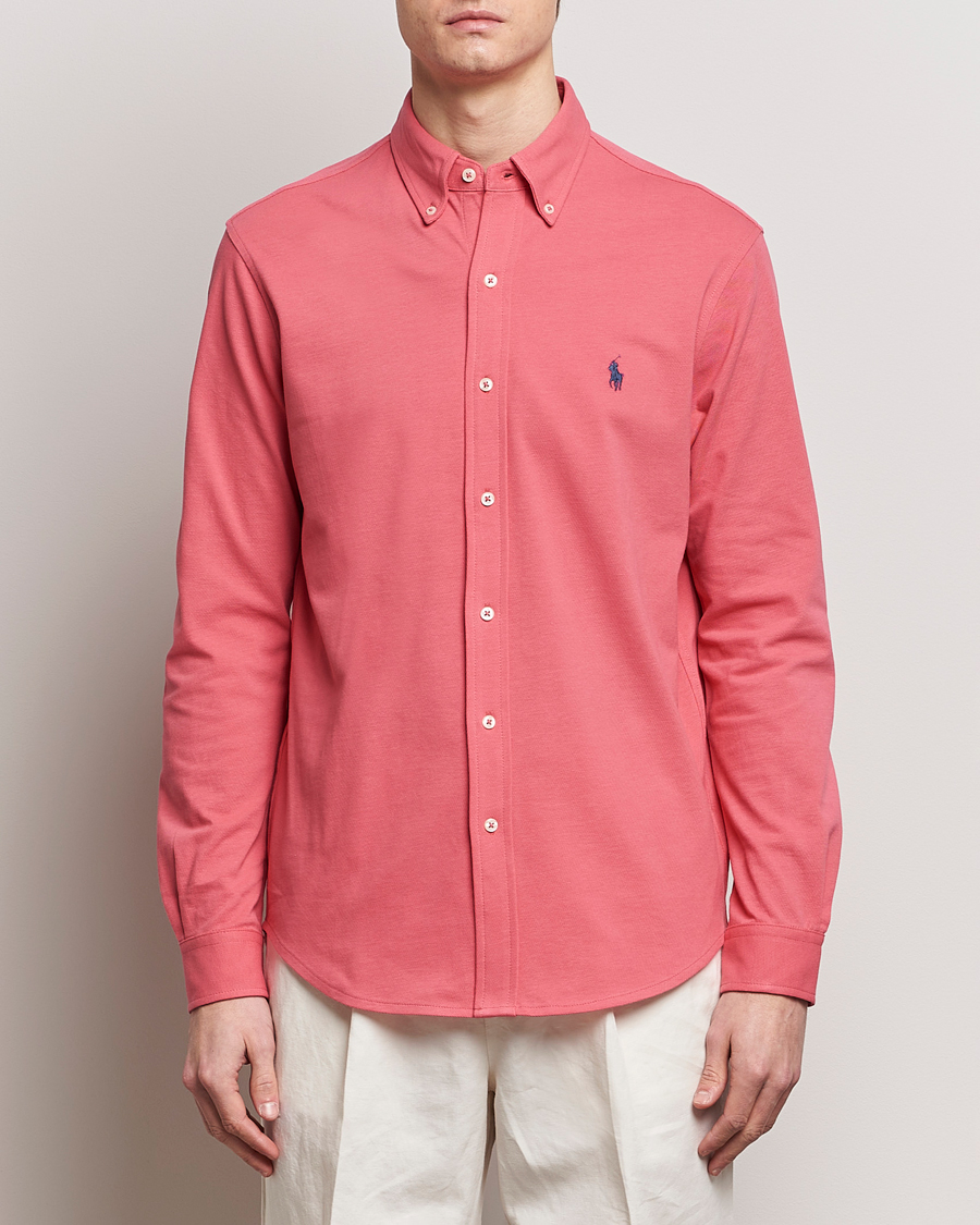 Homme | Chemises | Polo Ralph Lauren | Featherweight Mesh Shirt Pale Red