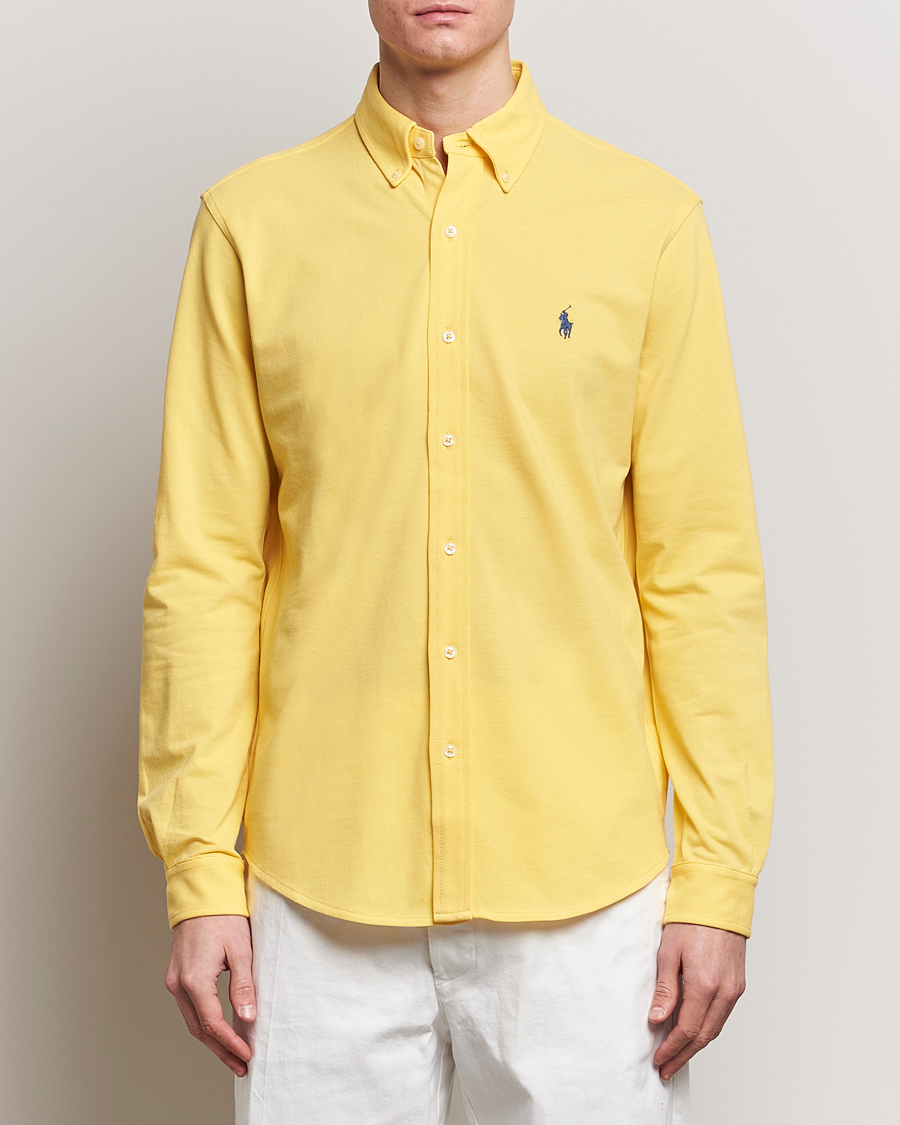 Homme | Polos | Polo Ralph Lauren | Featherweight Mesh Shirt Oasis Yellow