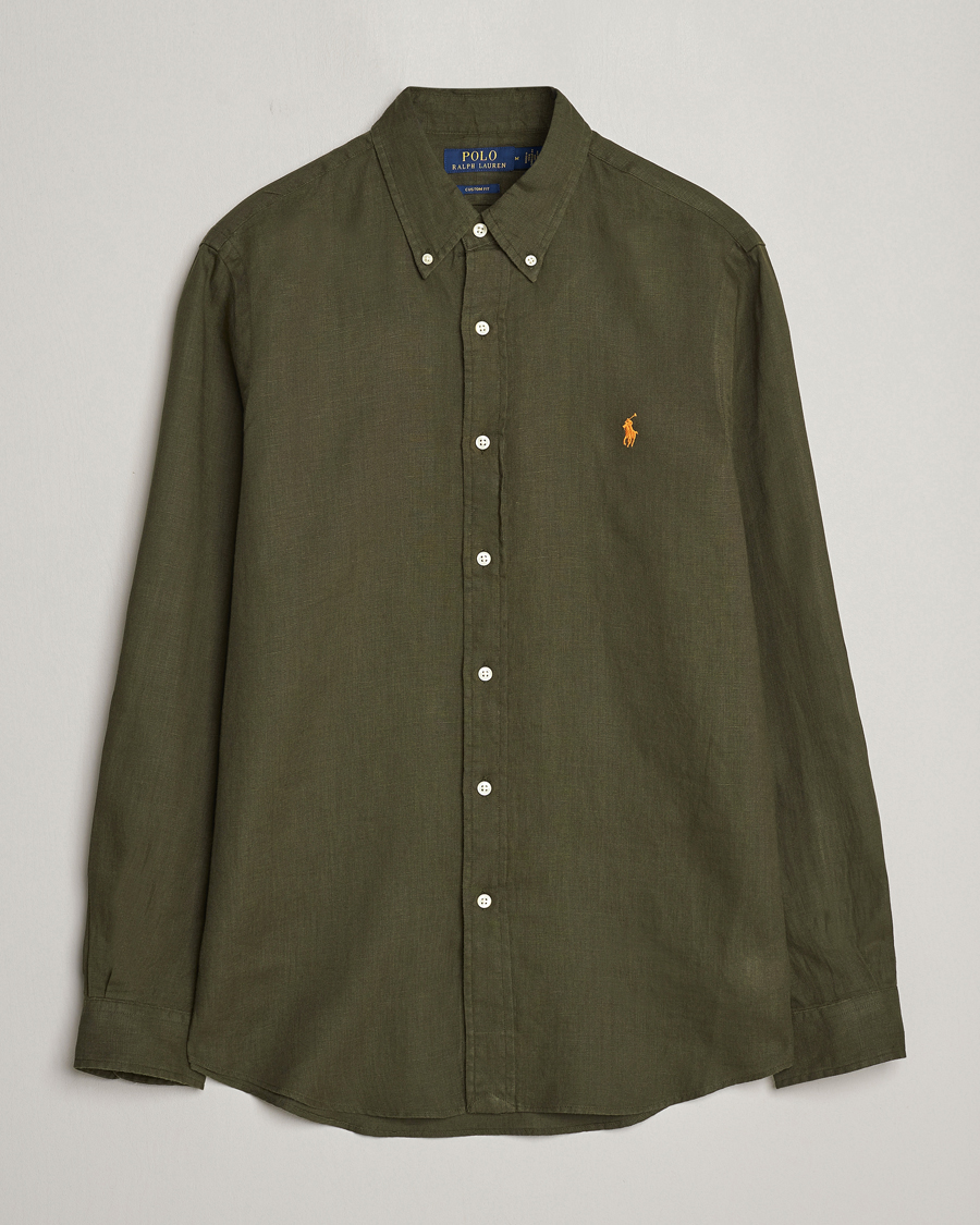 Homme | Chemises | Polo Ralph Lauren | Custom Fit Linen Button Down Armadillo