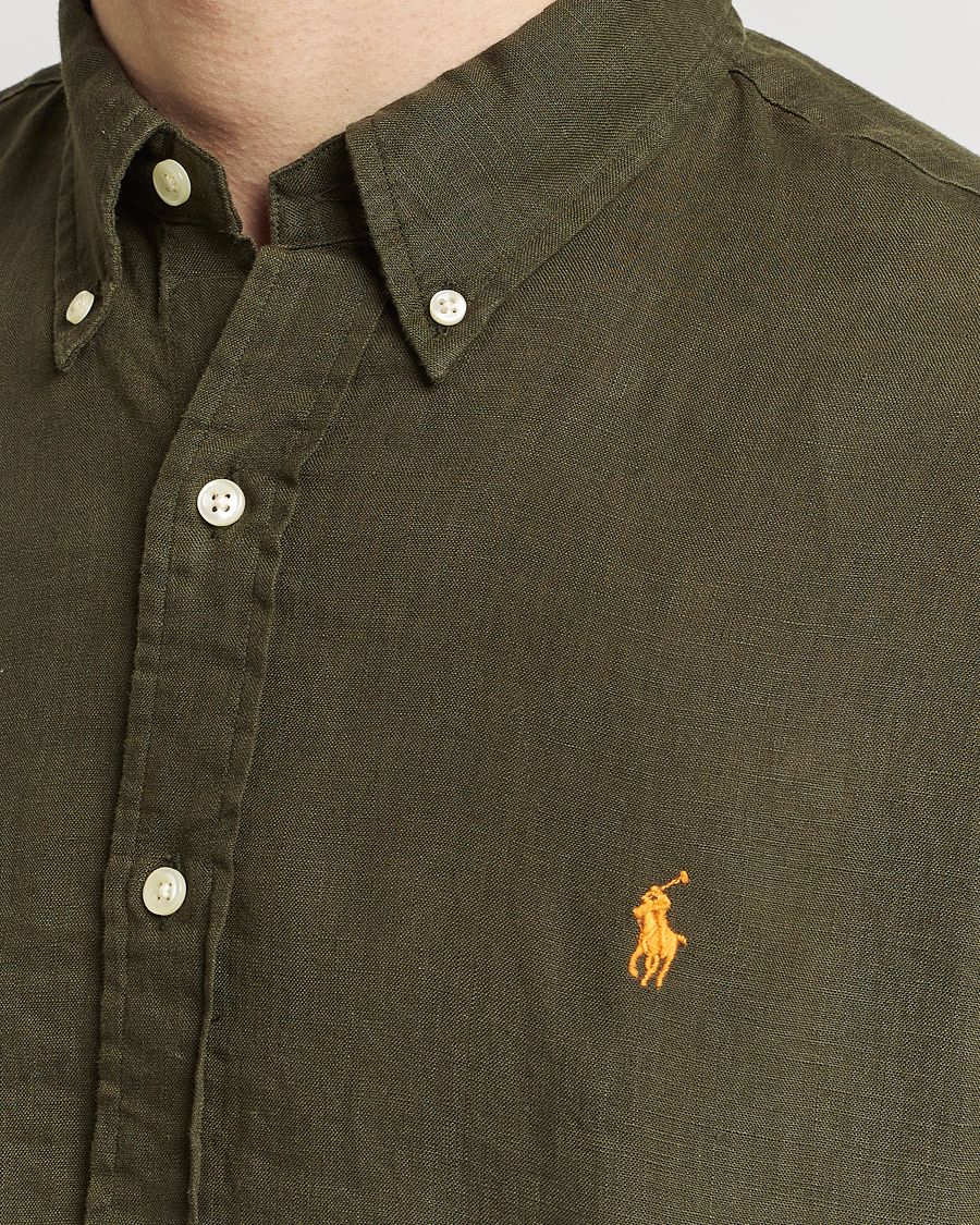 Homme | Chemises | Polo Ralph Lauren | Custom Fit Linen Button Down Armadillo