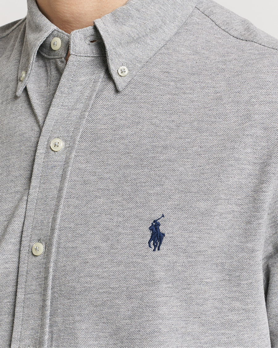 Homme | Chemises | Polo Ralph Lauren | Featherweight Mesh Short Sleeve Shirt Andover Heather