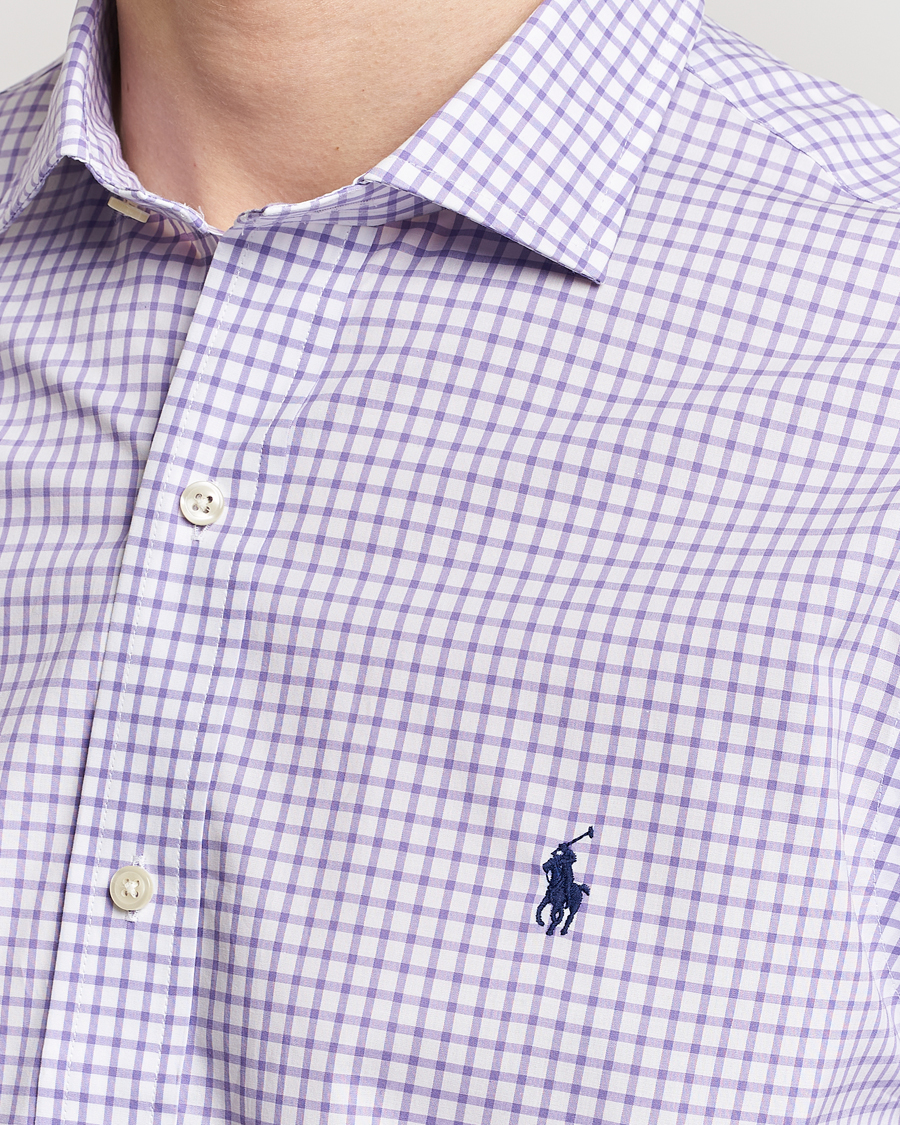 Homme | Chemises | Polo Ralph Lauren | Custom Fit Poplin Shirt Purple/White