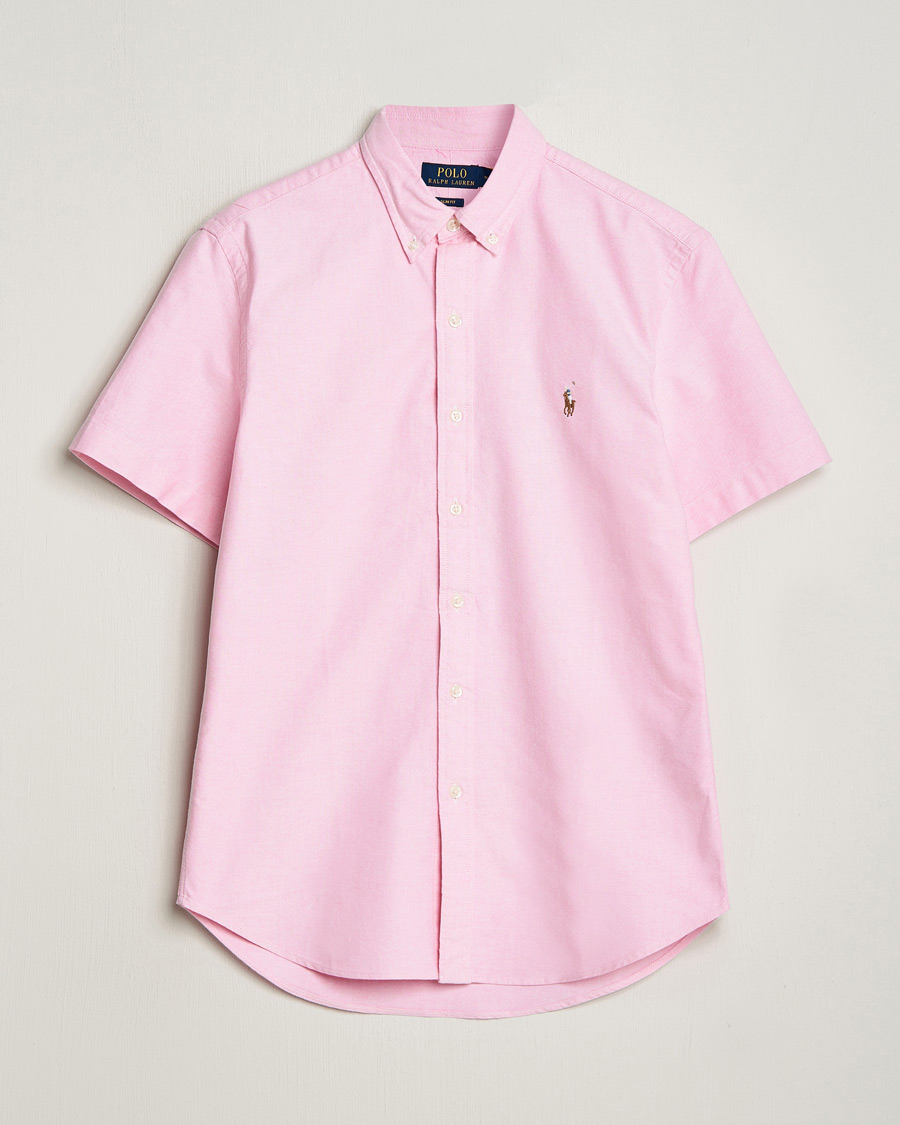 Homme | Chemises | Polo Ralph Lauren | Slim Fit Oxford Short Sleeve Shirt New Rose