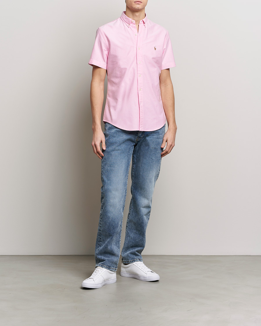Homme | Chemises | Polo Ralph Lauren | Slim Fit Oxford Short Sleeve Shirt New Rose