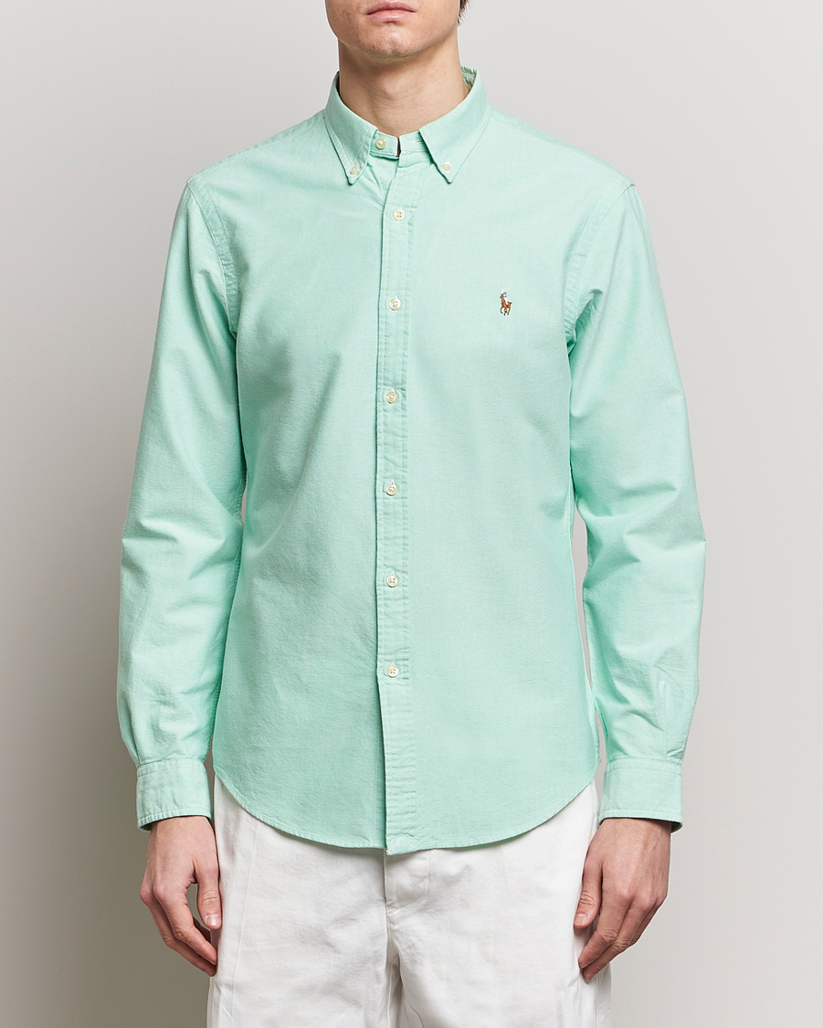 Homme |  | Polo Ralph Lauren | Slim Fit Oxford Button Down Shirt Classic Kelly
