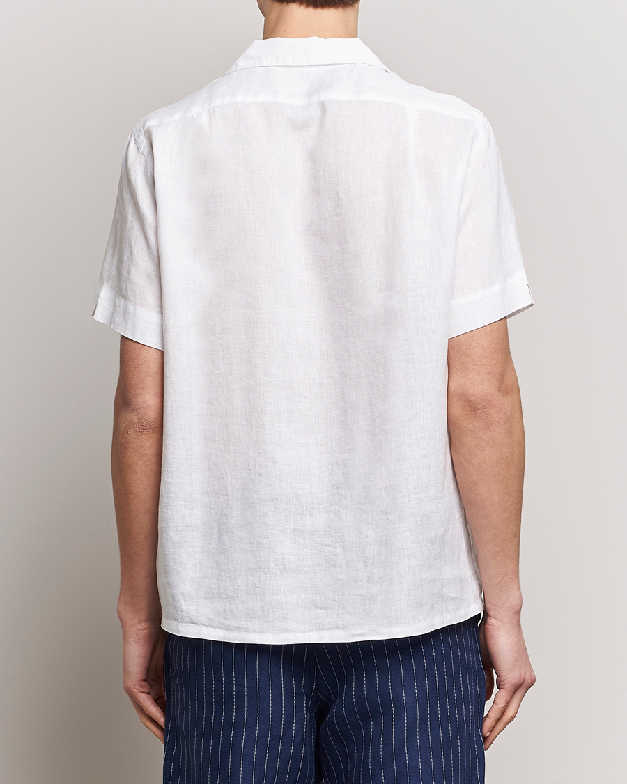 Homme | Chemises | Polo Ralph Lauren | Linen Pocket Short Sleeve Shirt White