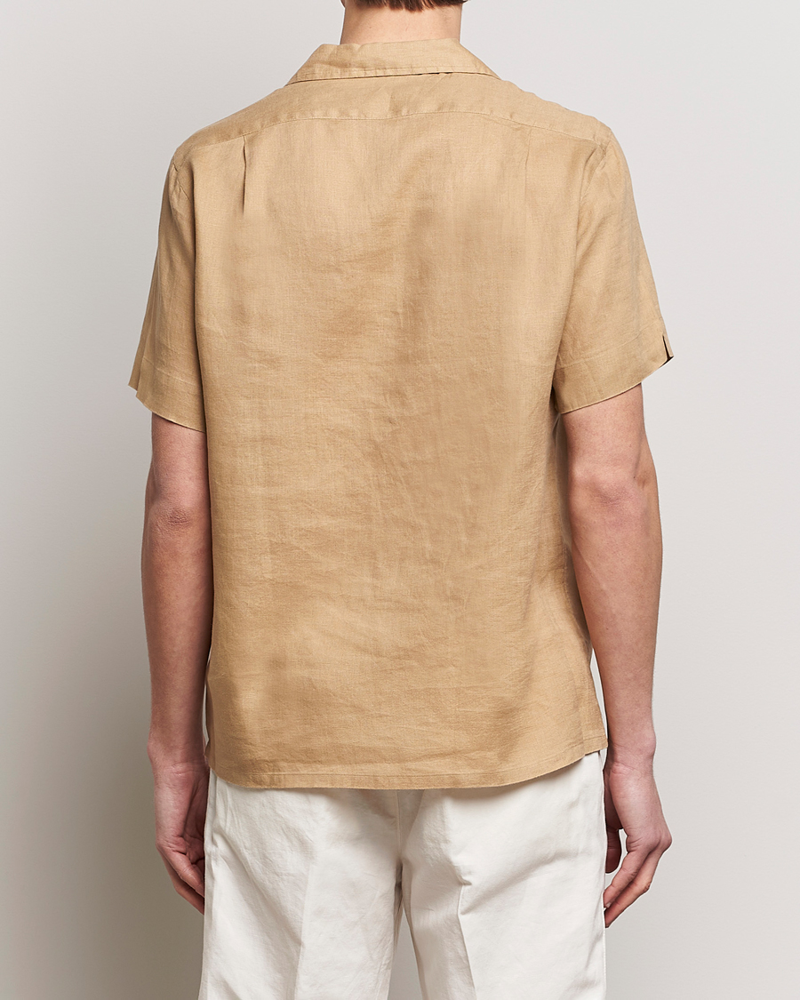 Homme | Chemises | Polo Ralph Lauren | Linen Pocket Short Sleeve Shirt Vintage Khaki