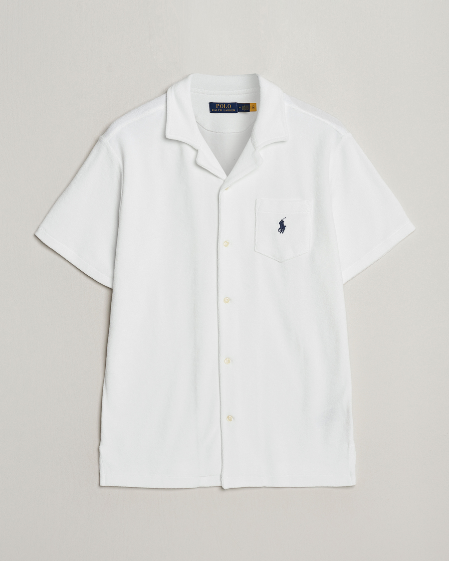 Homme | Chemises | Polo Ralph Lauren | Cotton Terry Short Sleeve White