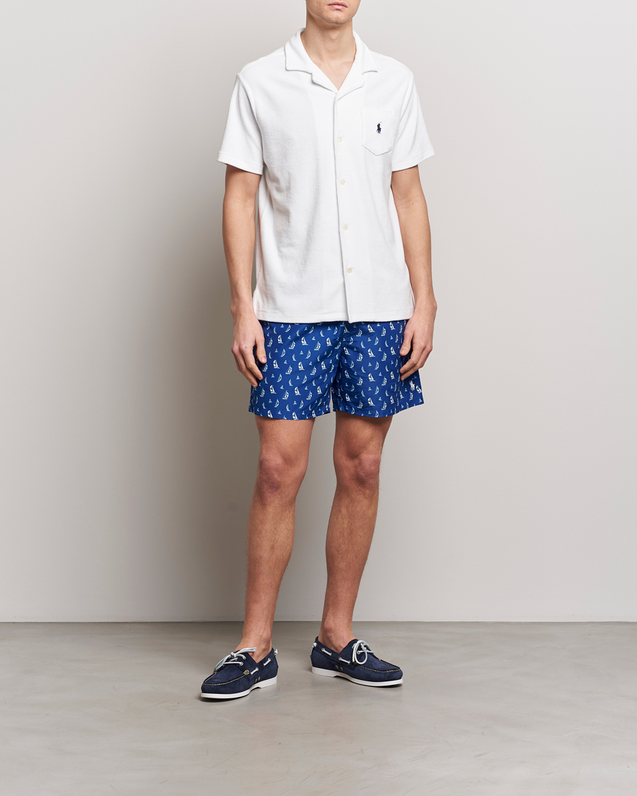 Homme | Chemises | Polo Ralph Lauren | Cotton Terry Short Sleeve White