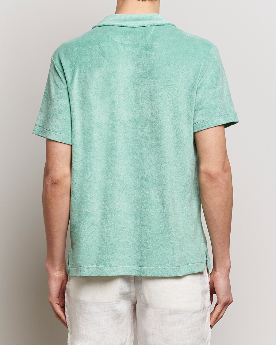 Homme | Chemises | Polo Ralph Lauren | Cotton Terry Short Sleeve Shirt Celadon