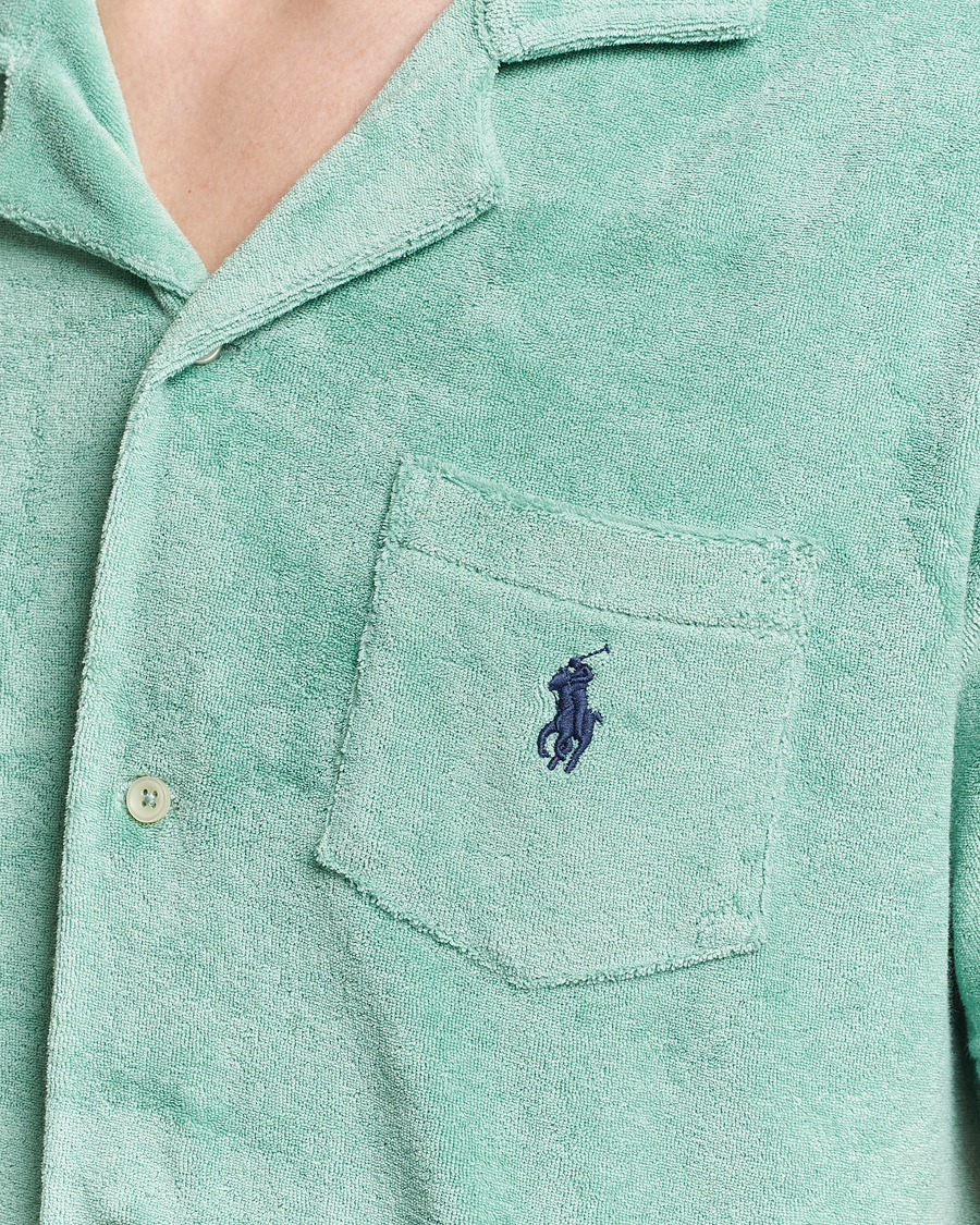 Homme | Chemises | Polo Ralph Lauren | Cotton Terry Short Sleeve Shirt Celadon