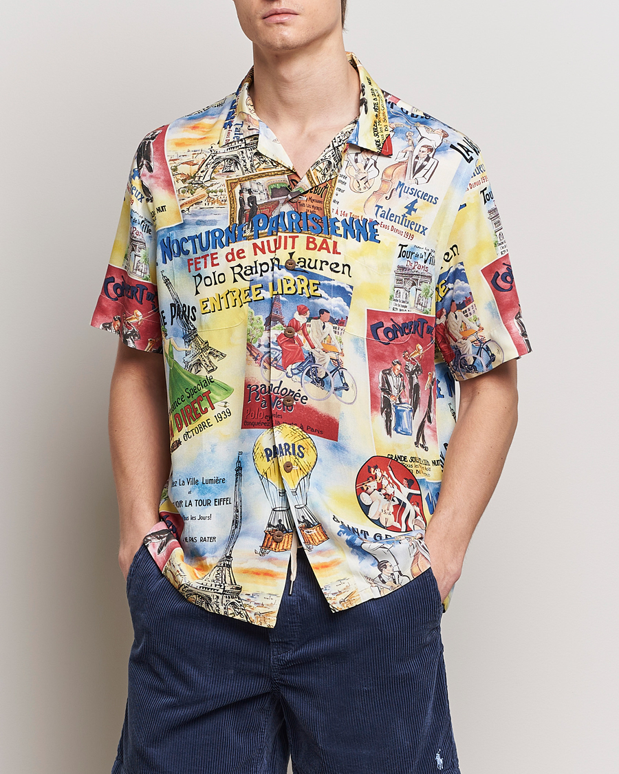 Homme | Chemises À Manches Courtes | Polo Ralph Lauren | Short Sleeve Printed Shirt City Of Light Poster