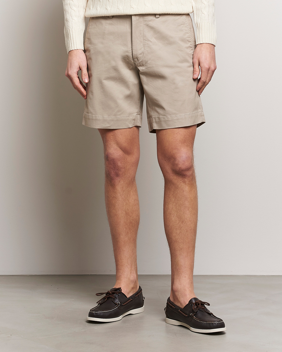 Homme | Shorts | Polo Ralph Lauren | Tailored Slim Fit Shorts Khaki Tan