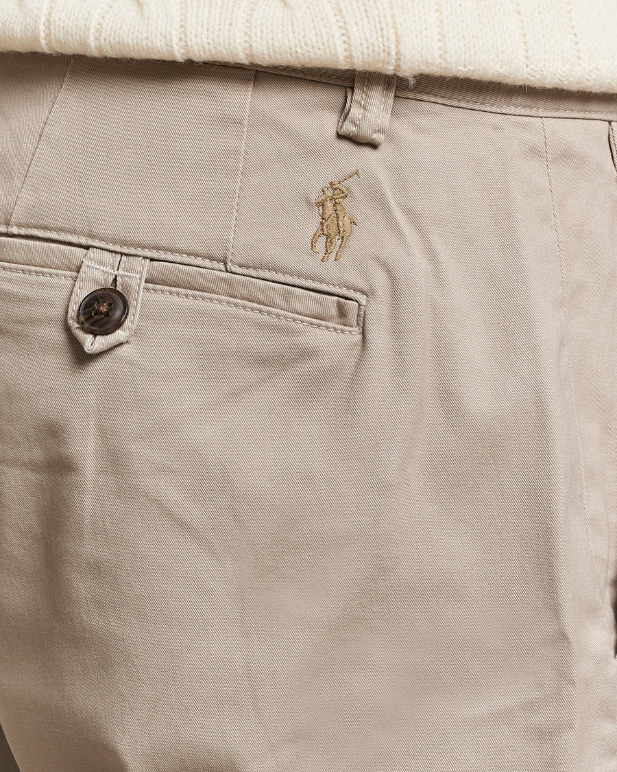 Homme | Shorts | Polo Ralph Lauren | Tailored Slim Fit Shorts Khaki Tan