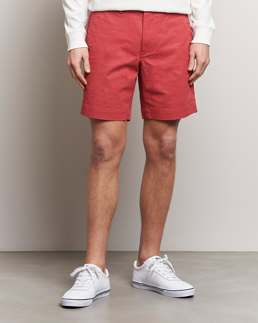 Herre | Preppy Authentic | Polo Ralph Lauren | Tailored Slim Fit Shorts Nantucket Red