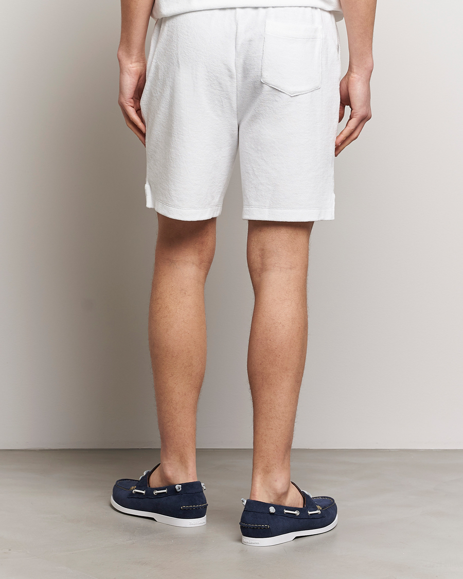 Homme | Shorts | Polo Ralph Lauren | Cotton Terry Drawstring Shorts White