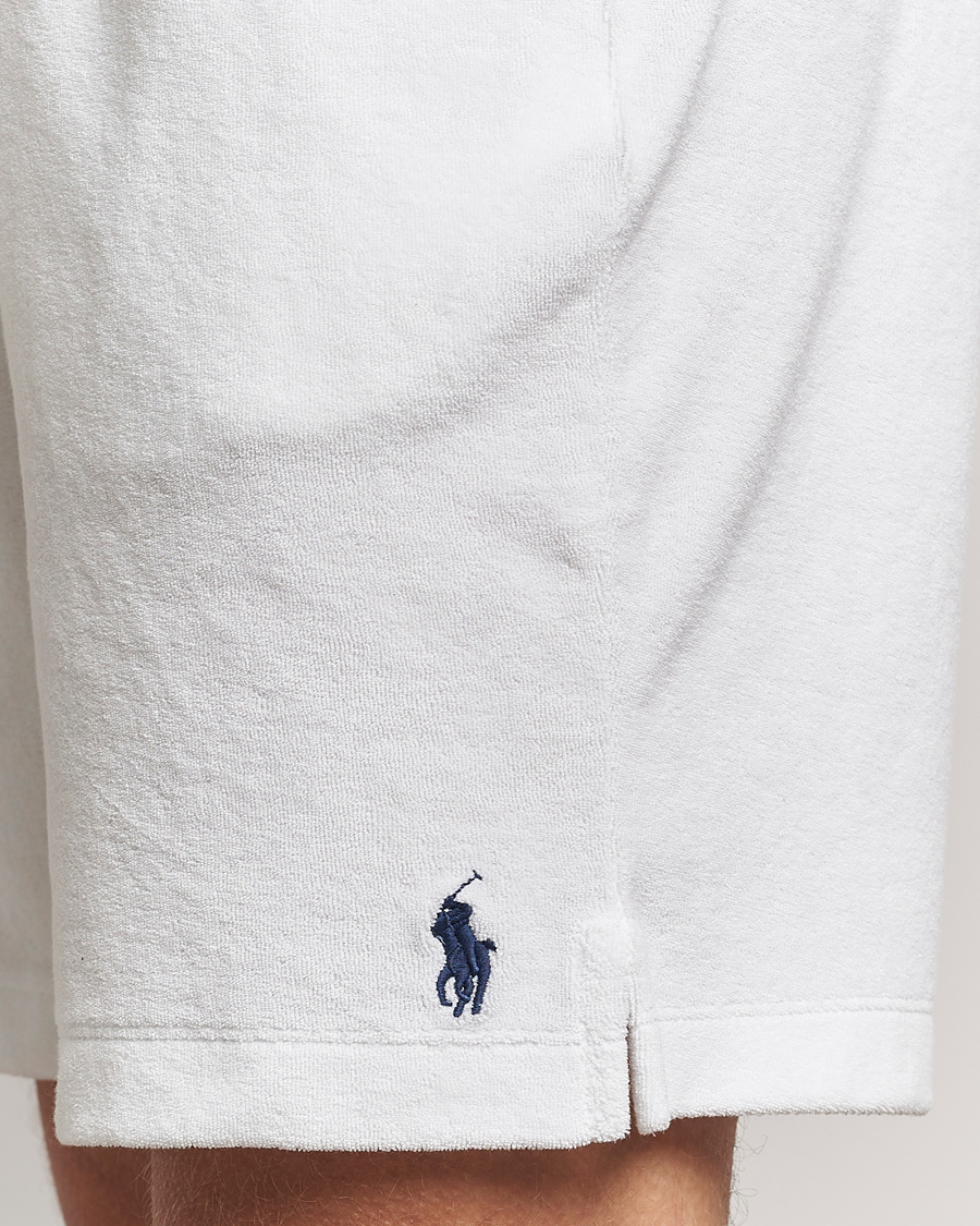 Homme | Shorts | Polo Ralph Lauren | Cotton Terry Drawstring Shorts White