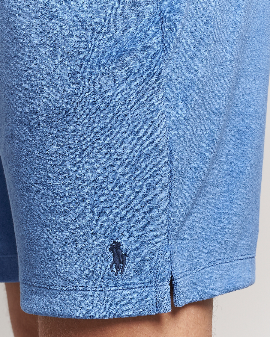 Homme | Shorts | Polo Ralph Lauren | Cotton Terry Drawstring Shorts Harbour Island Blue