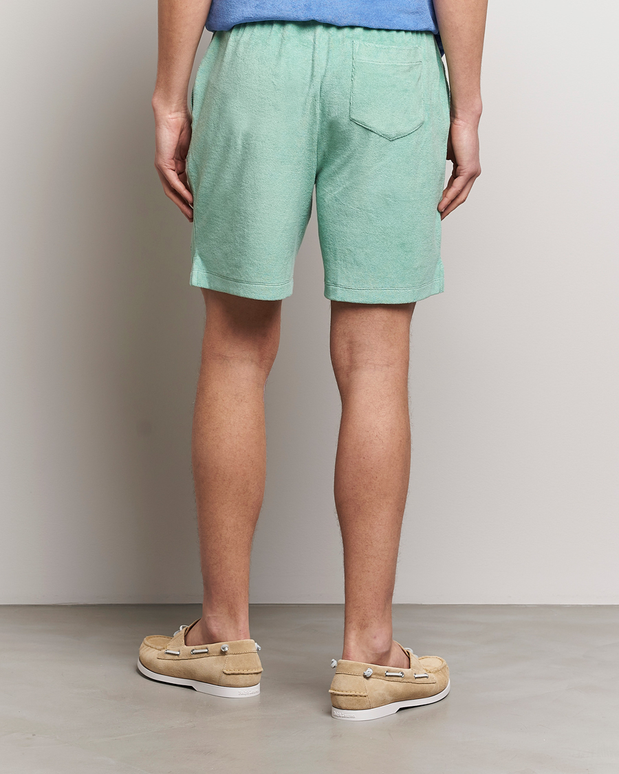 Homme | Shorts | Polo Ralph Lauren | Cotton Terry Drawstring Shorts Celadon