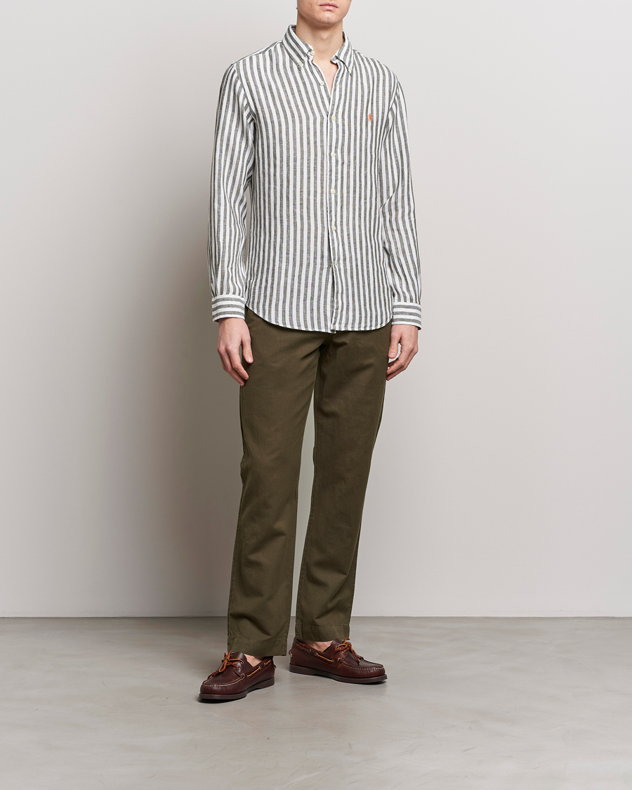 Homme | Pantalons | Polo Ralph Lauren | Cotton/Linen Bedford Chinos Canopy Olive