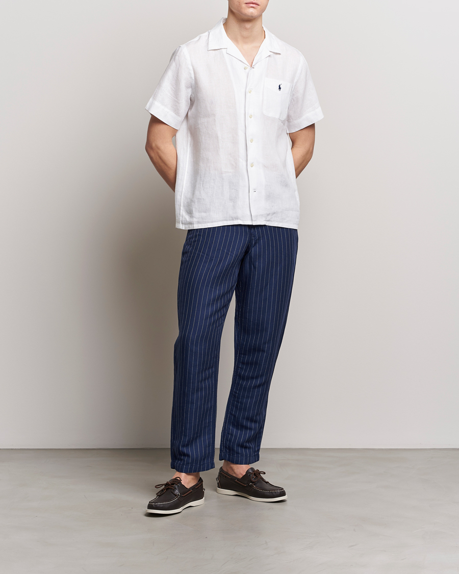 Homme | Pantalons | Polo Ralph Lauren | Prepster V2 Linen Trousers Navy