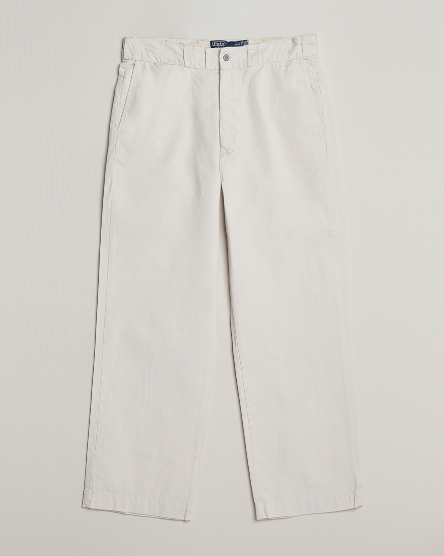 Homme | Pantalons | Polo Ralph Lauren | Rustic Twill Chinos Deckwash White