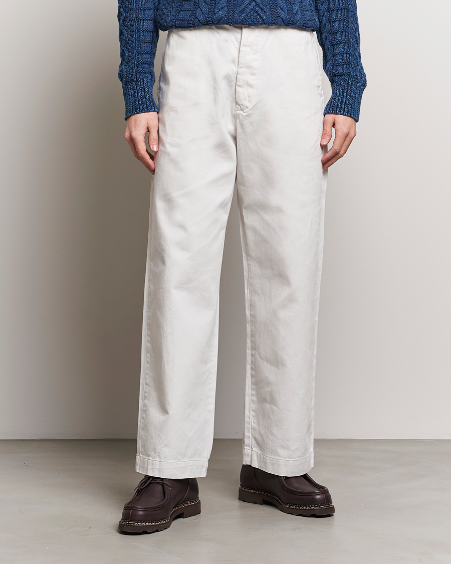 Homme | Pantalons | Polo Ralph Lauren | Rustic Twill Chinos Deckwash White