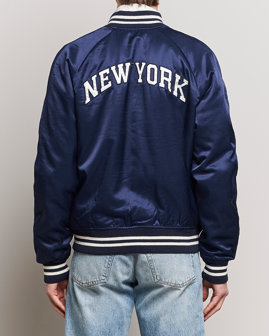 Homme | Manteaux Et Vestes | Polo Ralph Lauren | Varsity Bomber Satin Jacket Aviator Navy
