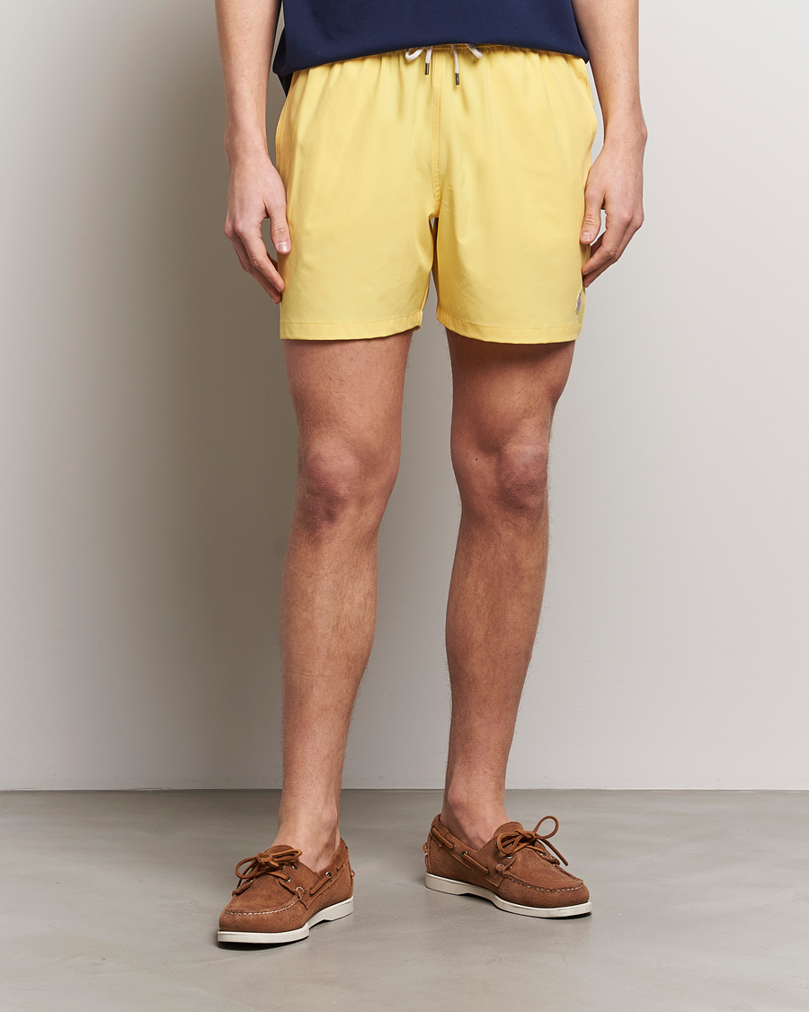 Homme |  | Polo Ralph Lauren | Recycled Traveler Boxer Swimshorts Oasis Yellow