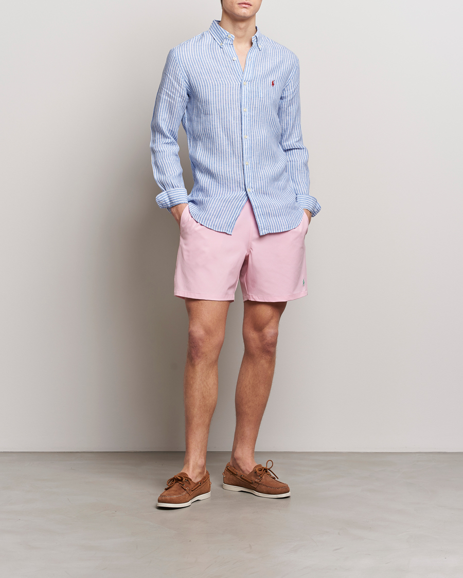 Homme | Maillots De Bain | Polo Ralph Lauren | Recycled Traveler Boxer Swimshorts Garden Pink