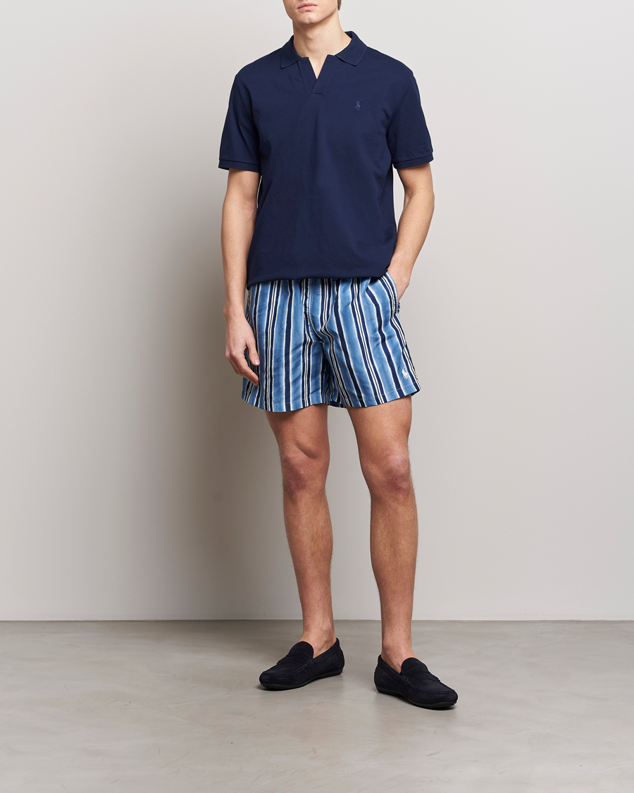 Homme | Maillots De Bain | Polo Ralph Lauren | Recyceled Traveler Striped Swimshorts Saltwashed