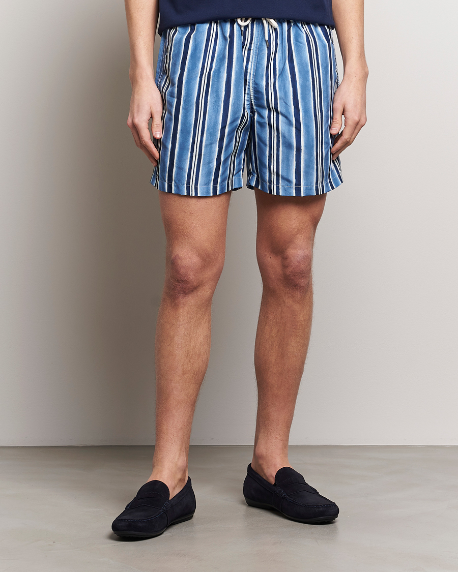 Homme | Maillots De Bain | Polo Ralph Lauren | Recyceled Traveler Striped Swimshorts Saltwashed