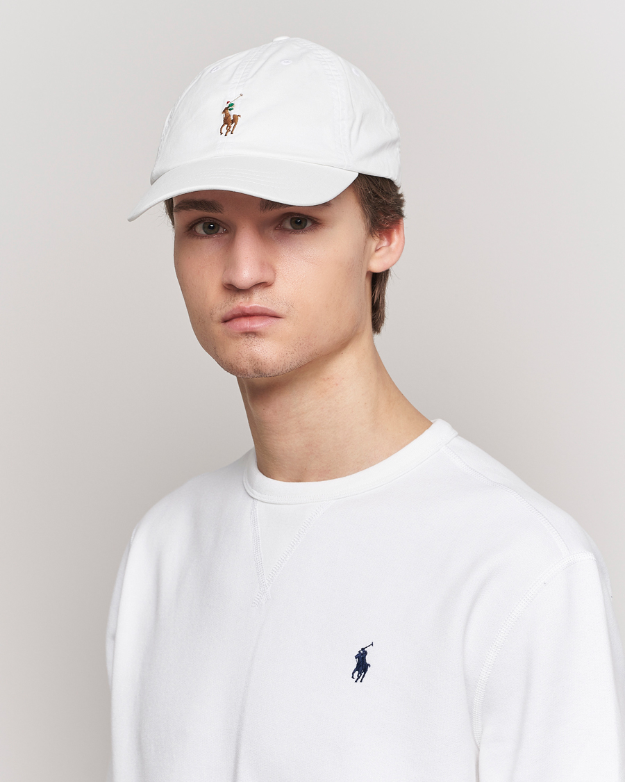 Homme | Polo Ralph Lauren Stretch Twill Cap Deckwash White | Polo Ralph Lauren | Stretch Twill Cap Deckwash White